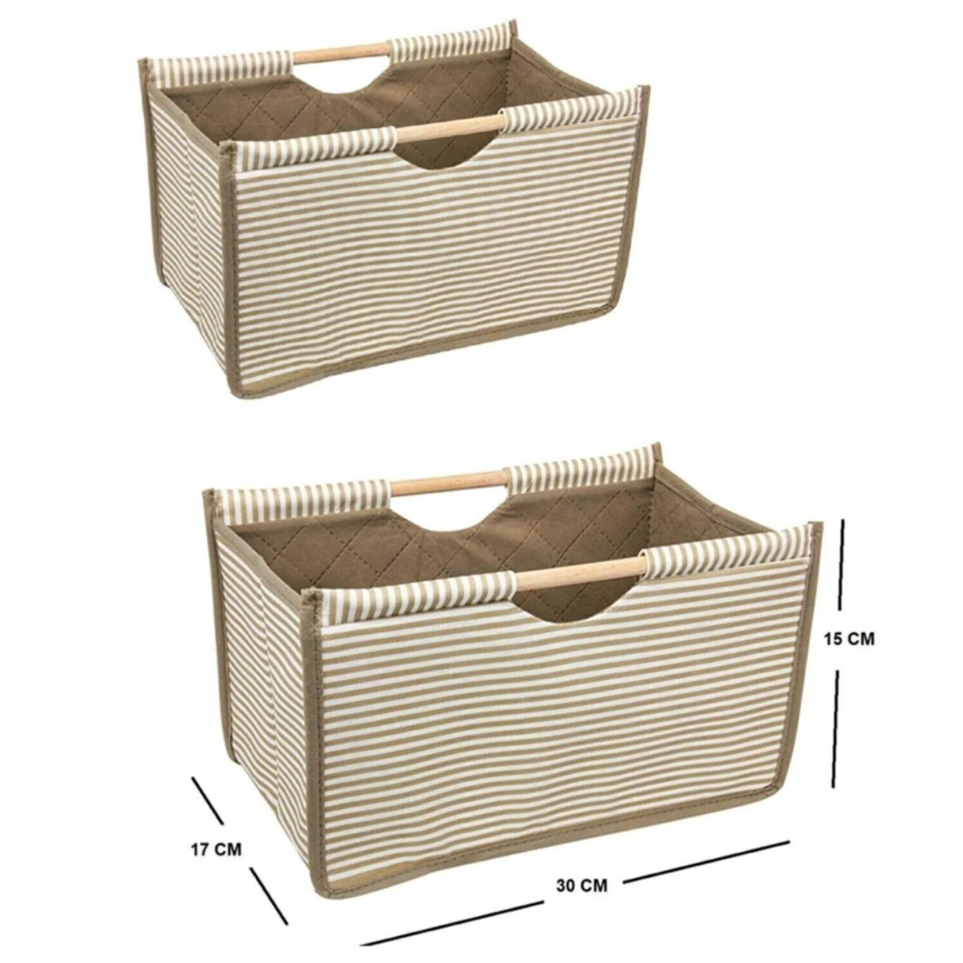 Boîte à poignée en bois