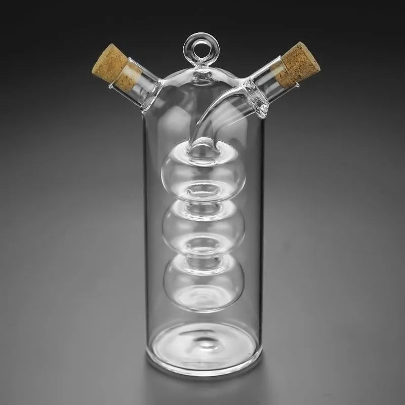 Distributeur Huile et Vinaigre 2 en 1 - Mahally.ma