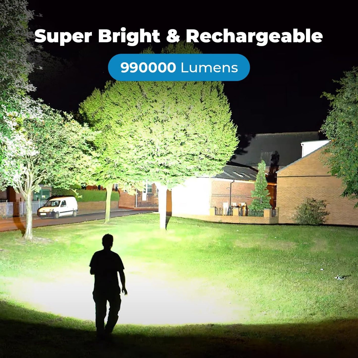 Lampe Torche LED Rechargeable Ultra Puissante