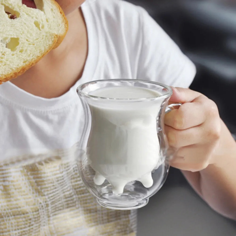 Tasse Double Paroi Pis de Vache 250ml - Mahally.ma