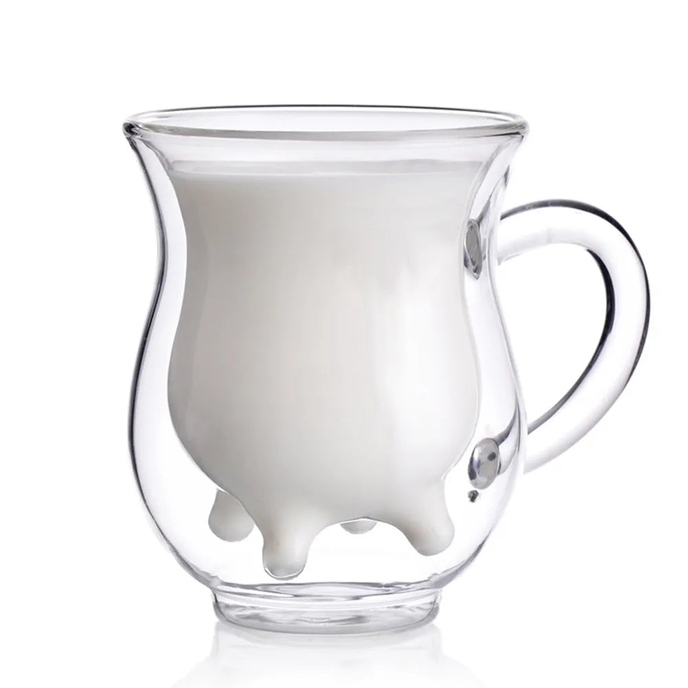 Tasse Double Paroi Pis de Vache 250ml - Mahally.ma