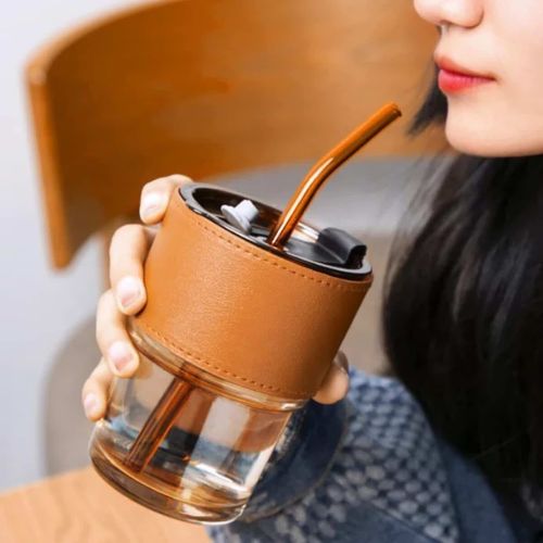 Tasse en paille de verre - Mahally.ma