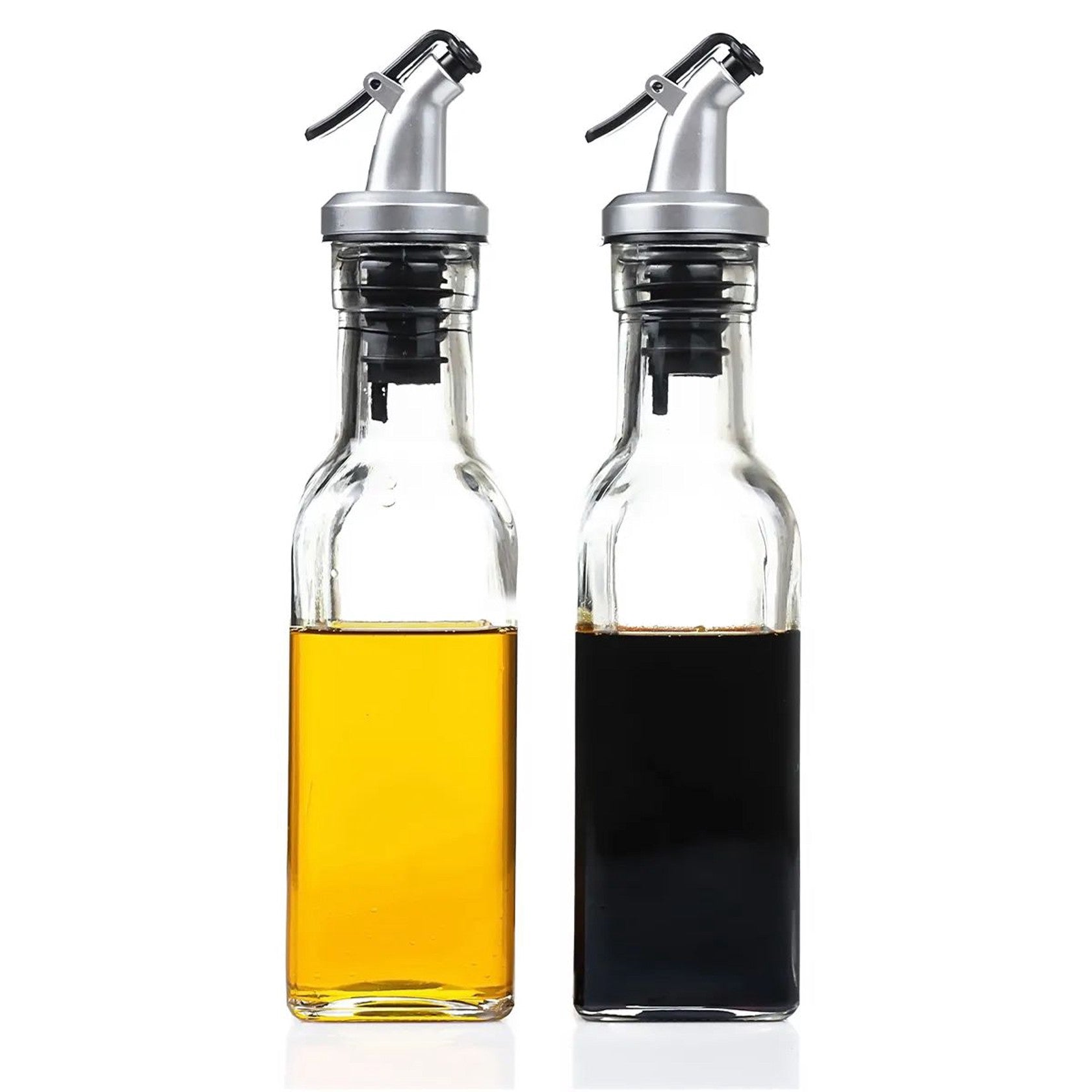 Lot de 2 Bouteilles en Verre pour Huile et Vinaigre – 200 ml