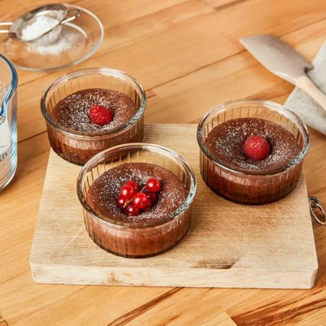 Lot de 4 Ramequins en verre - Mahally.ma