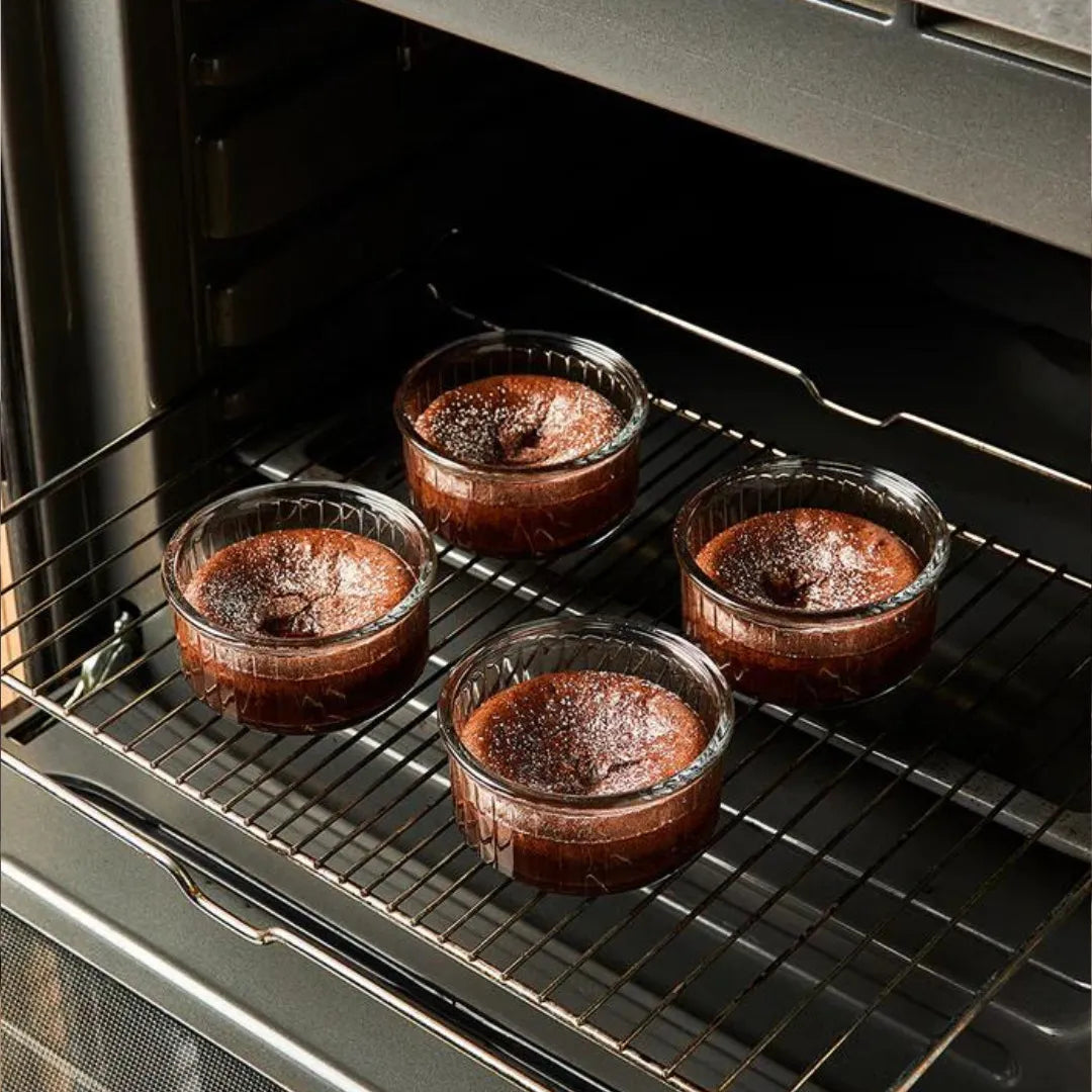 Lot de 4 Ramequins en verre - Mahally.ma