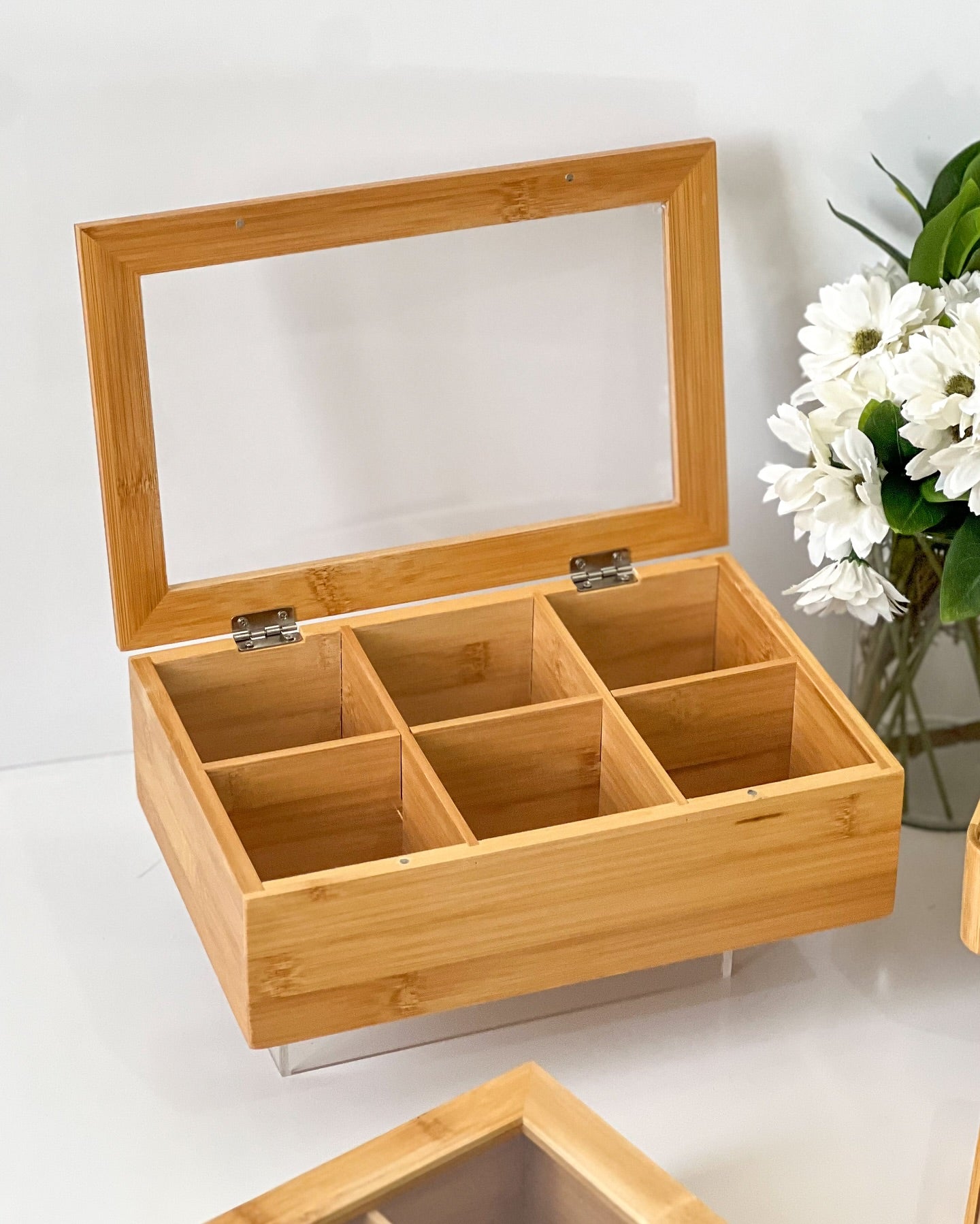 Boîte à Thé en Bambou – 17 x 23 x 8 cm