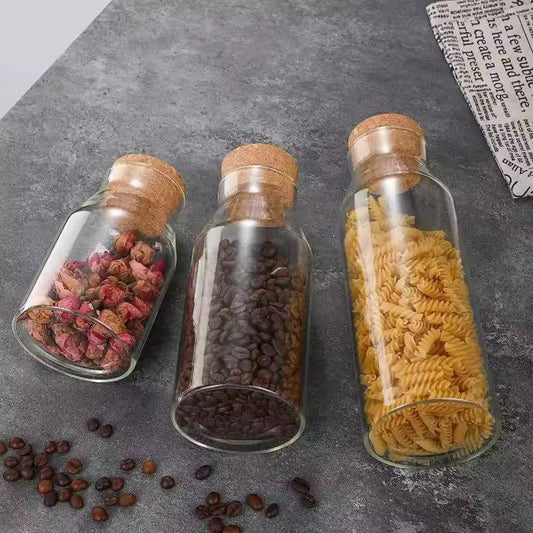 Bouteilles/Bocaux en Verre avec Bouchon en Liège
