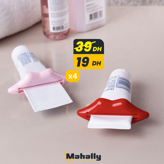 Lot de 4 Presse-Dentifrice