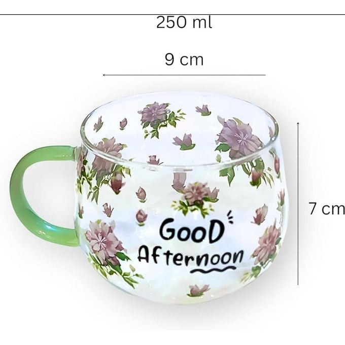 Tasse à café en verre - Mahally.ma