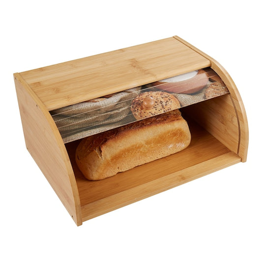Boîte à pain bambou 38.5x25x18.5cm - Mahally.ma