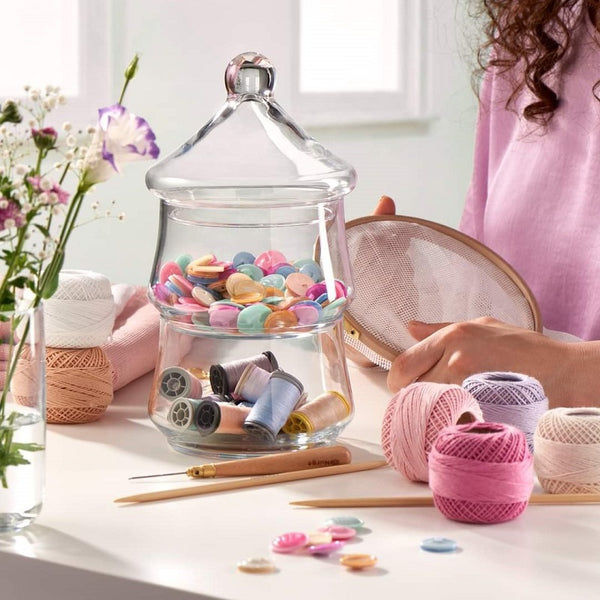 Bonbonnière à 2 Étages en Verre - Mahally.ma