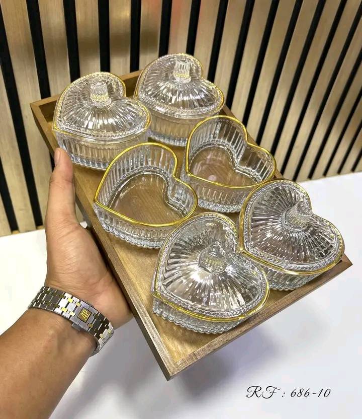 Coffret 13 Pièces en Forme de Cœur