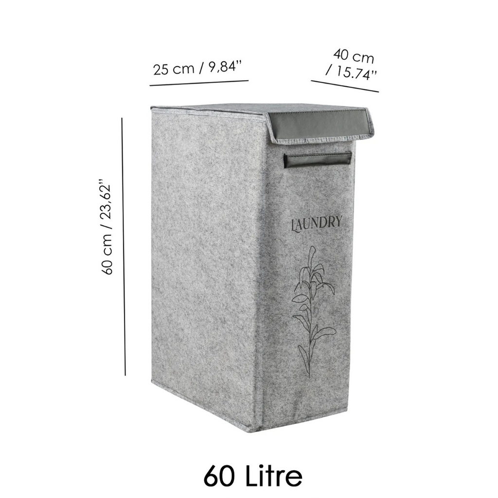 Panier à linge en feutre Evren