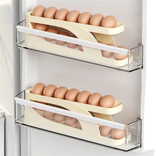 Lot de 2 Distributeurs Automatique à Double Couche pour Œufs - Mahally.ma