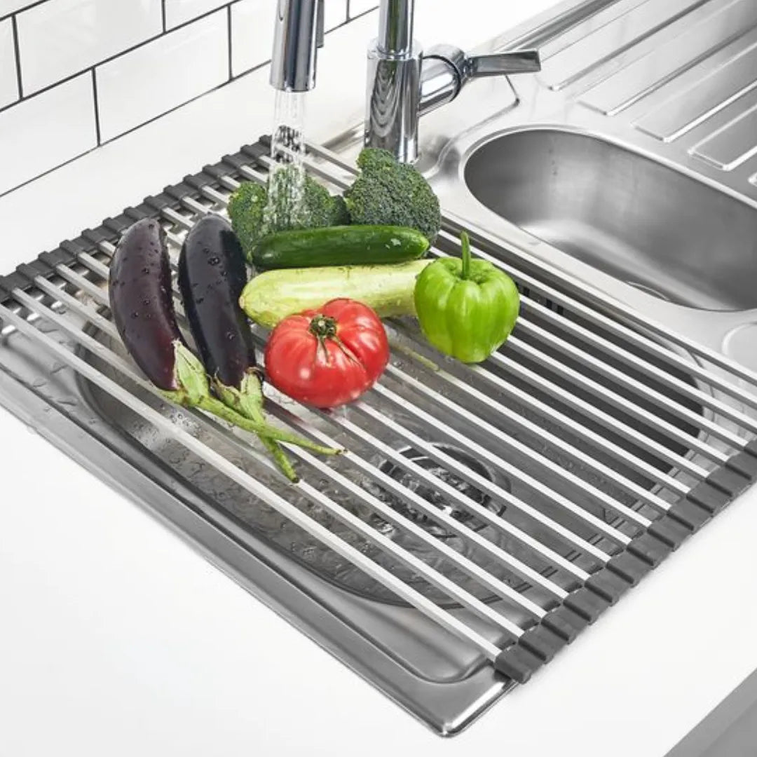 Égouttoir à vaisselle enroulable - Mahally.ma