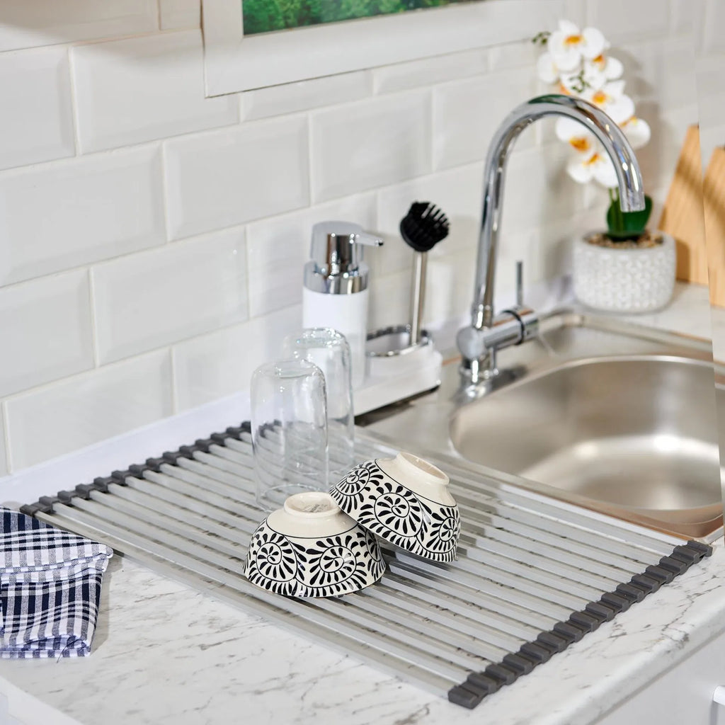 Égouttoir à vaisselle enroulable - Mahally.ma