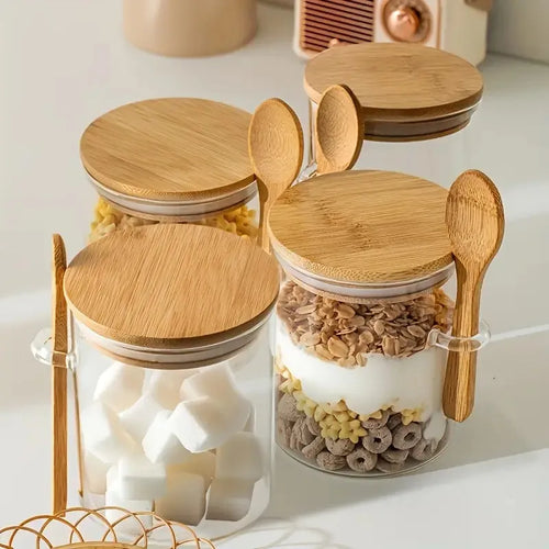 Bocaux hermétique avec cuillère 1pcs - Mahally.ma