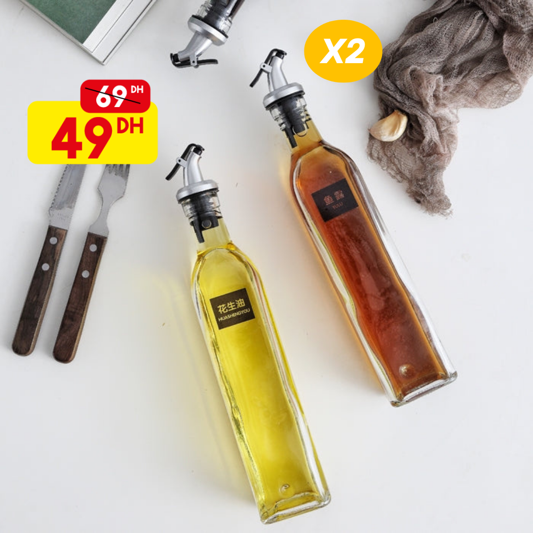 Ensemble de 2 bouteilles d’huile 500ml - Mahally.ma