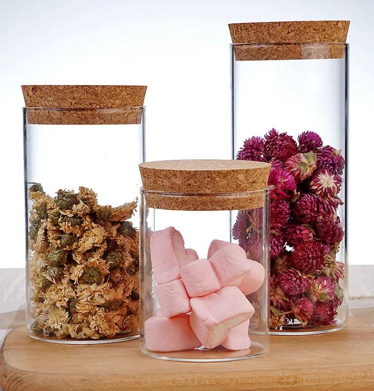 Ensemble de 3 moulins à épices en verre - Mahally.ma