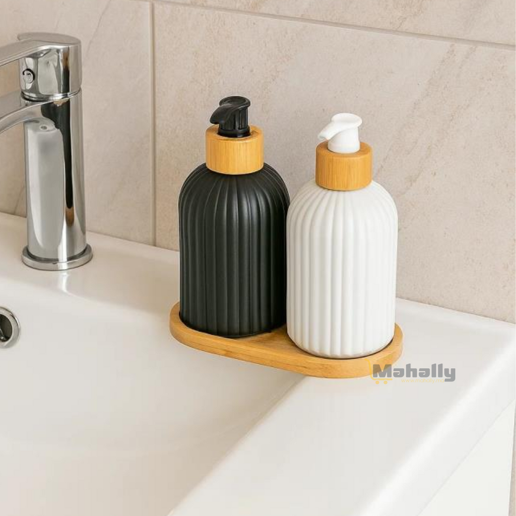  Ensemble distributeur de savon liquide 2 pièces