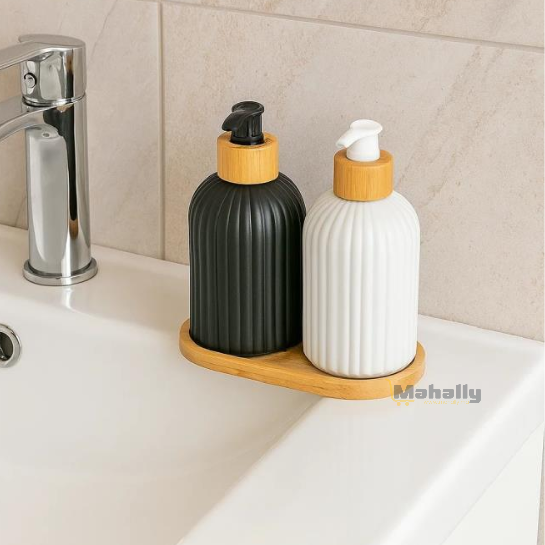  Ensemble distributeur de savon liquide 2 pièces
