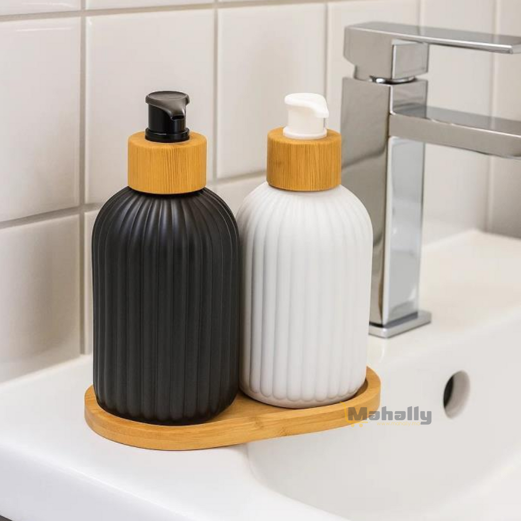  Ensemble distributeur de savon liquide 2 pièces