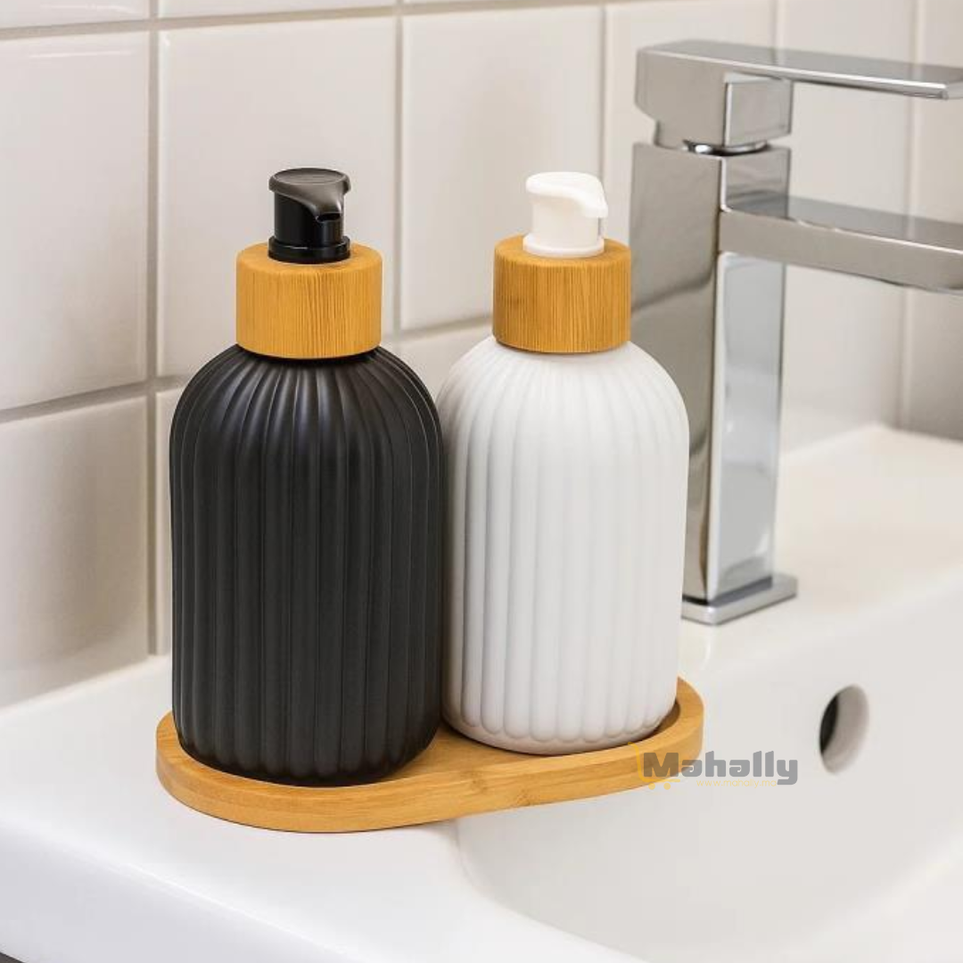  Ensemble distributeur de savon liquide 2 pièces