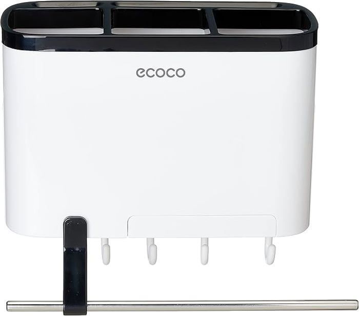 Étagère de cuisine avec crochet en aluminium ECOCO - Mahally.ma