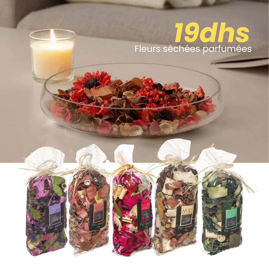 Sachet de Fleurs Séchées Parfumées 140g