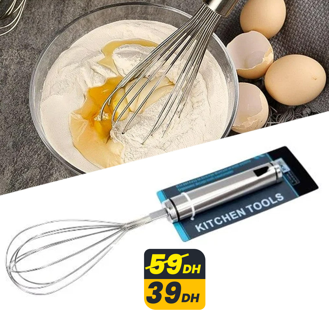 Fouet à Boule en Inox – 28 cm Argent