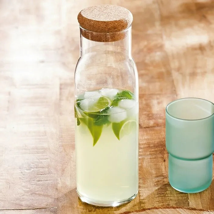 Carafe funambule 1l avec bouchon en liège - Mahally.ma