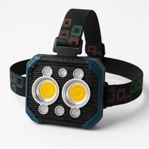 Lampe Frontale LED Haute Puissance – Rechargeable USB-C avec Détecteur de Mouvement