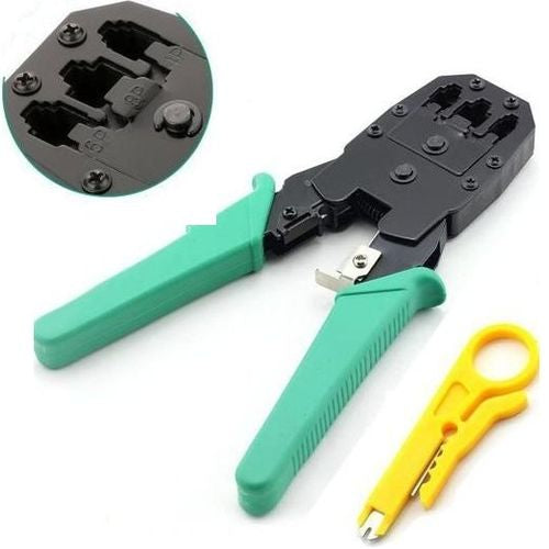 Pince à sertir Câble Réseau LAN Téléphone RJ45 RJ12 RJ11