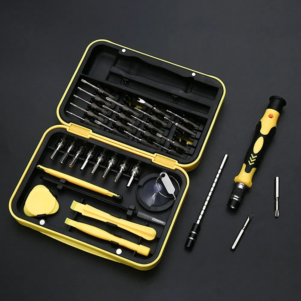 Kit d’Outils de Précision AIDA-A8819 – 28 Embouts, Tournevis, Pincette & Accessoires