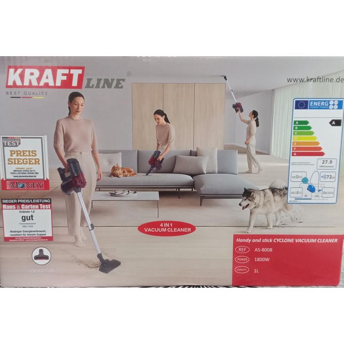 Kraft line Aspirateur 4 en 1 à main 1400w à fil - Mahally.ma