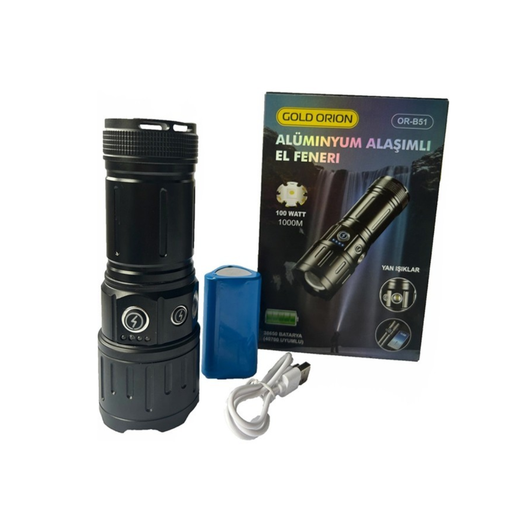 Lampe Torche LED Rechargeable Ultra Puissante