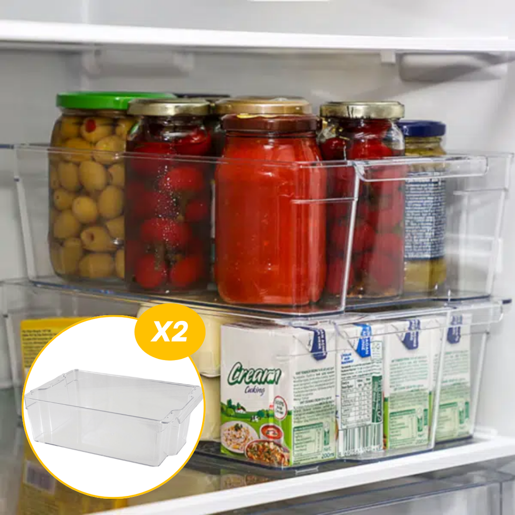 Lot de 2 organisateurs transparents - Mahally.ma