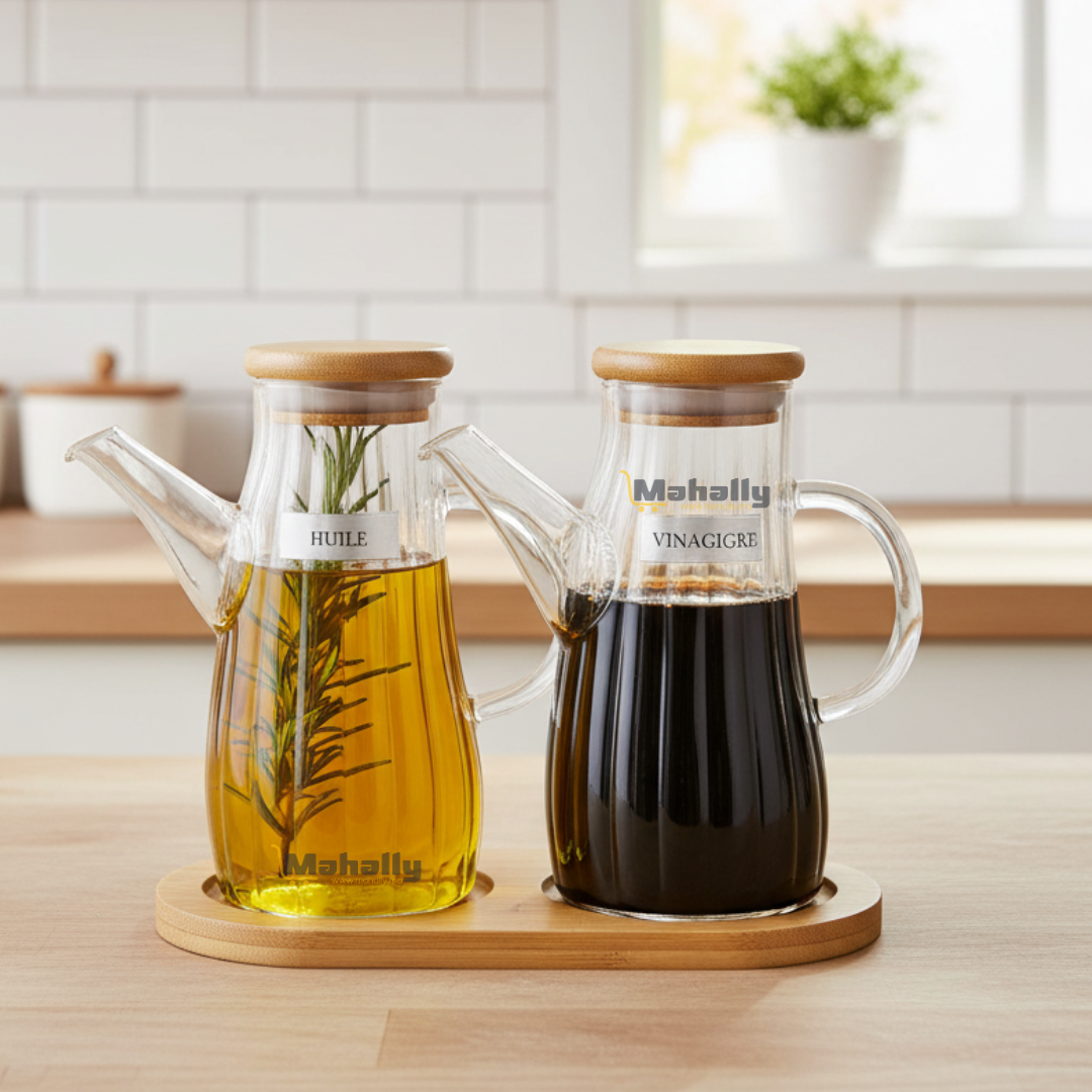 Lot de 2 Bouteilles d’huile petit modéle