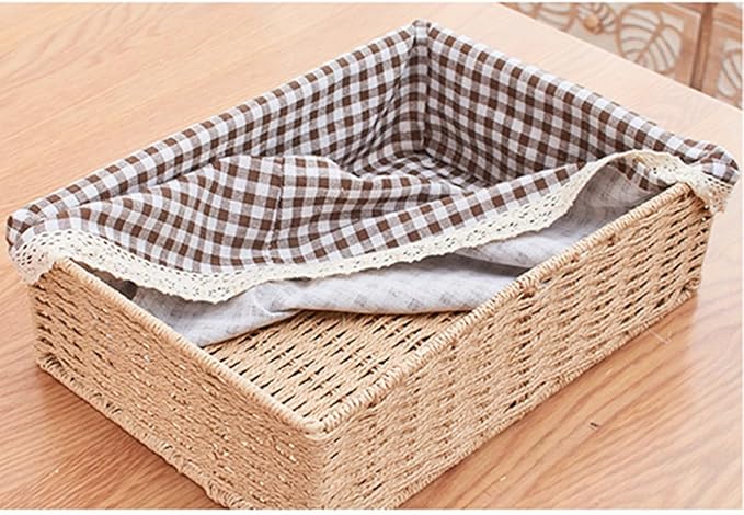 Lot de 3 Paniers de Rangement Tressés