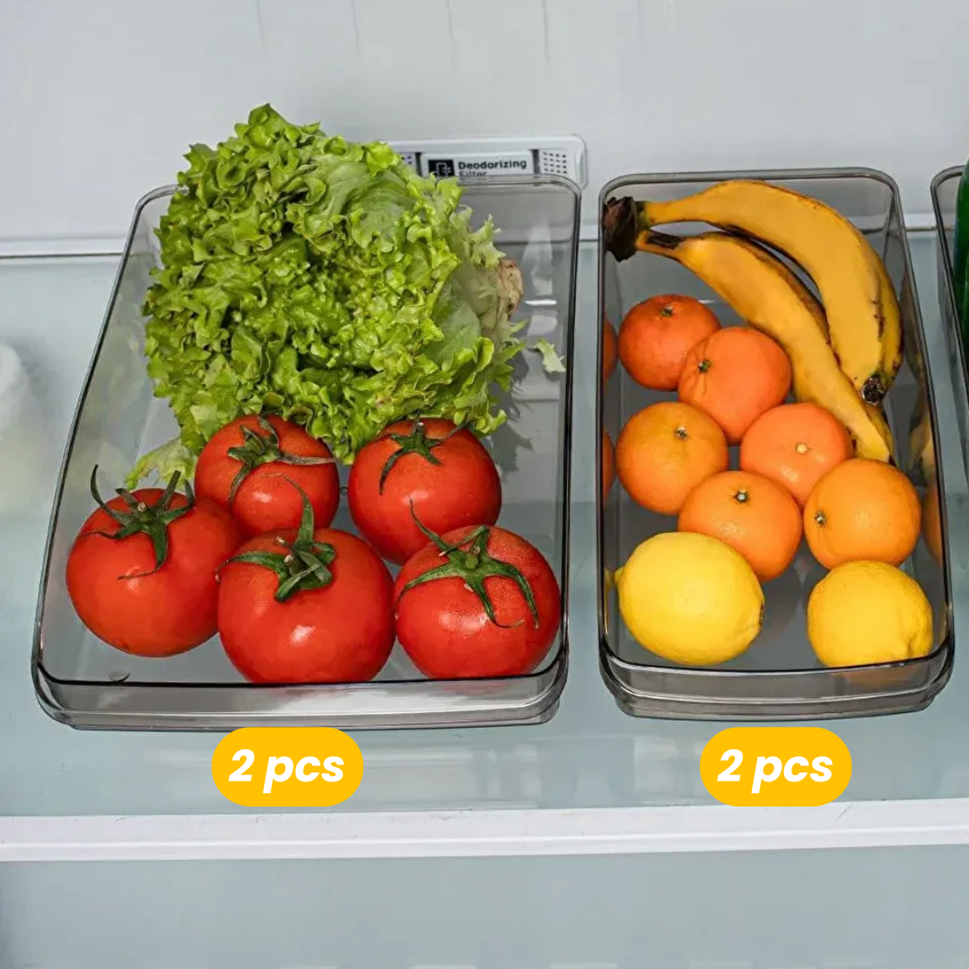 Lot de 4 Organiseurs de Réfrigérateur