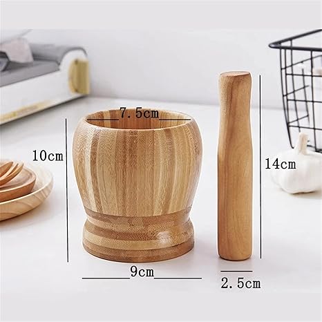 Mortier et Pilon en Bambou