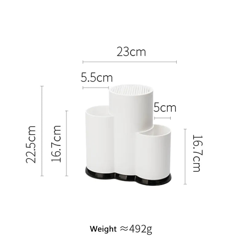 Organisateur de cuisine multifonction blanc - Mahally.ma