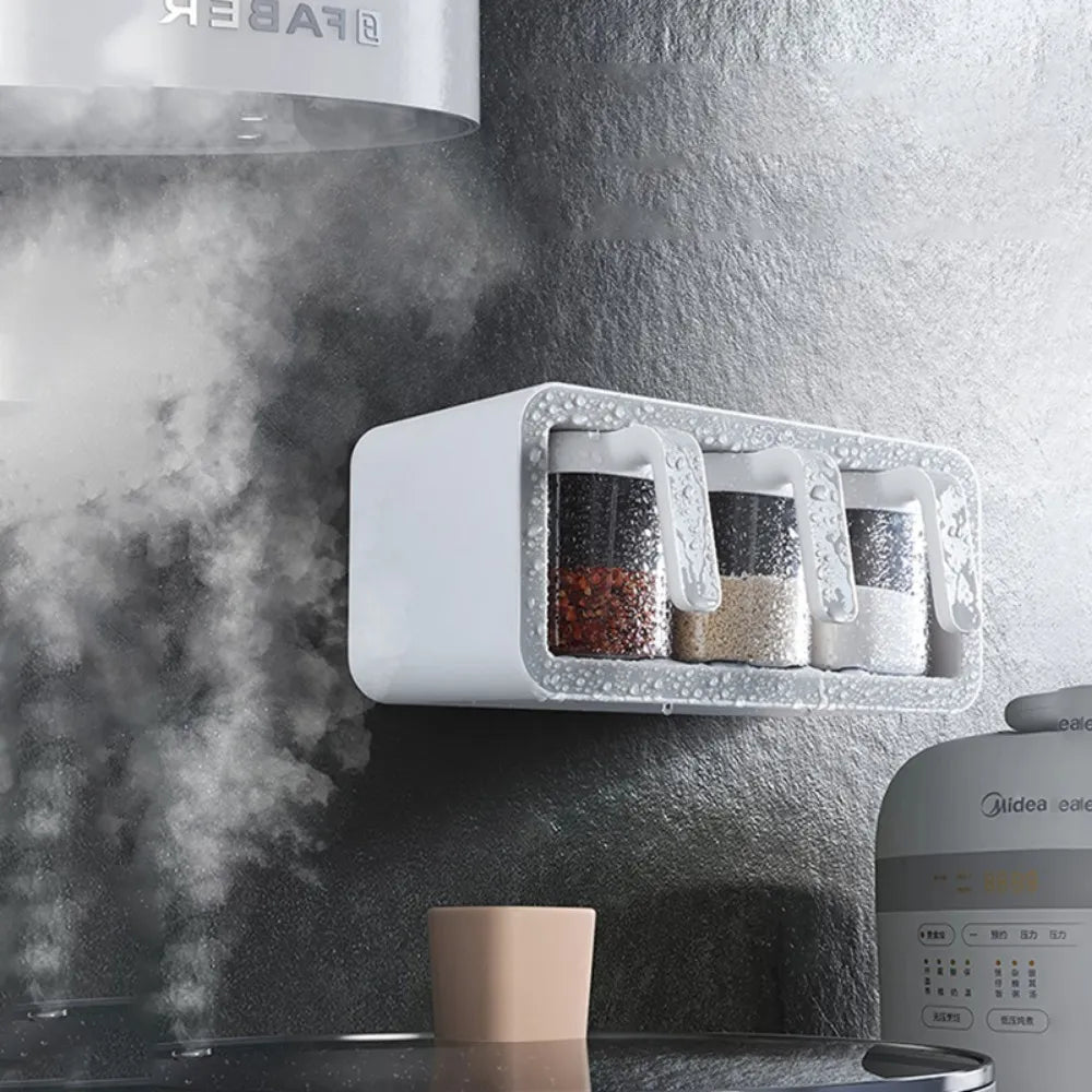 Organisateur mural pour épices ECOCO pour 3 tasses - Mahally.ma