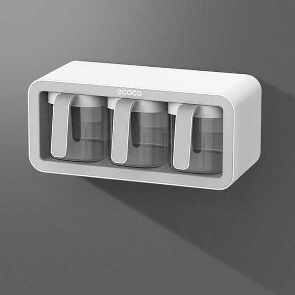 Organisateur mural pour épices ECOCO pour 3 tasses - Mahally.ma