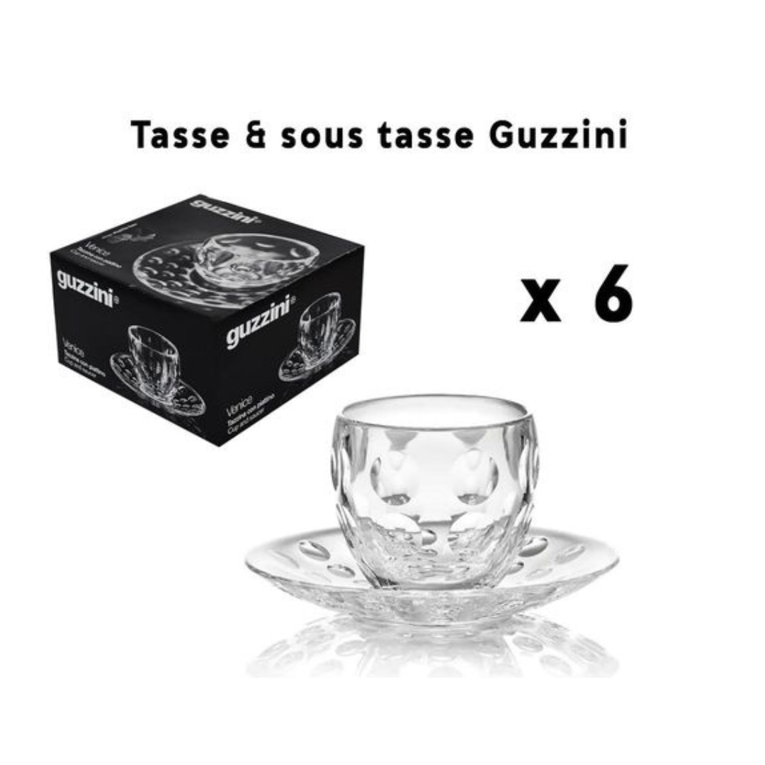 Pack De 6 Guzzini Espresso Cup 110ml - Mahally.ma