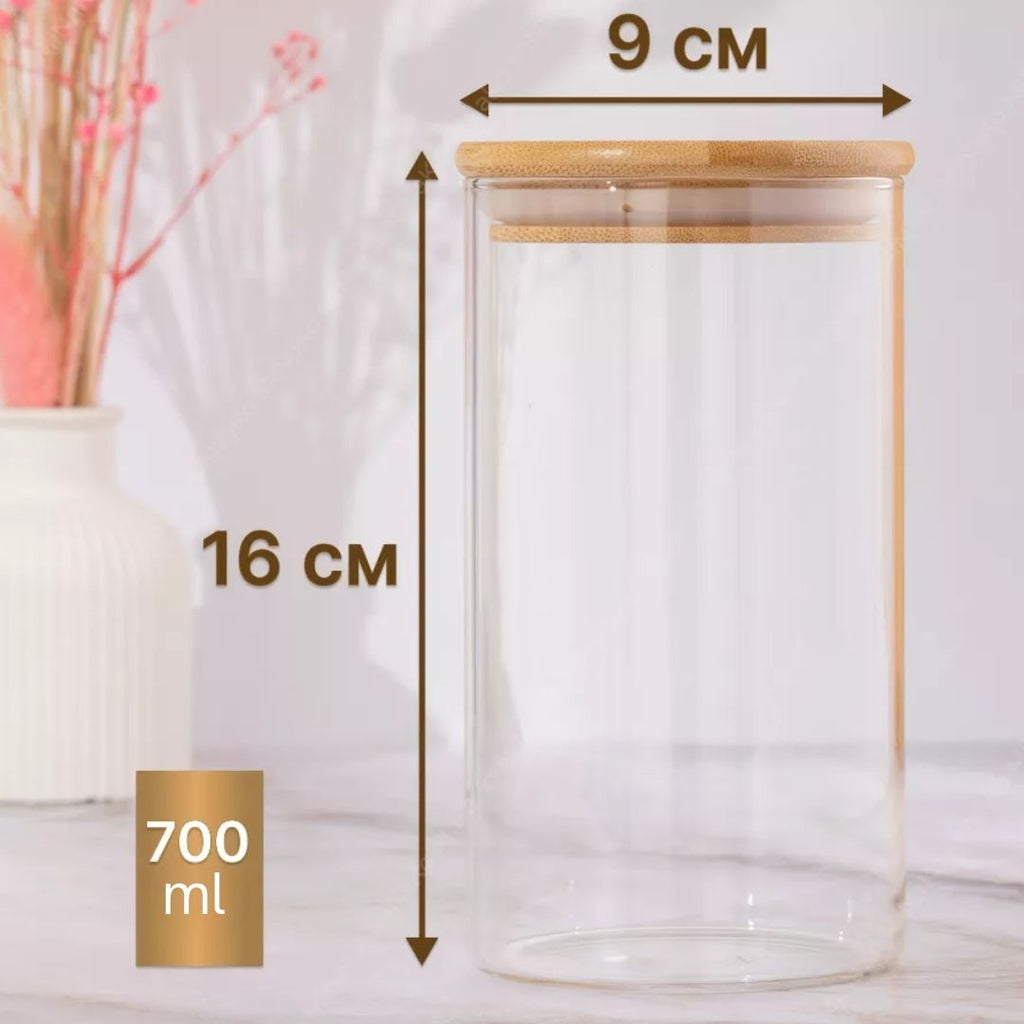 Pack de 4 Bocaux en Verre Hermétiques