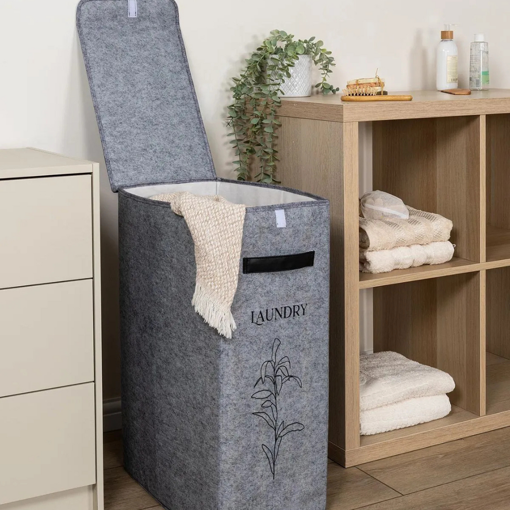 Panier à linge en feutre Evren