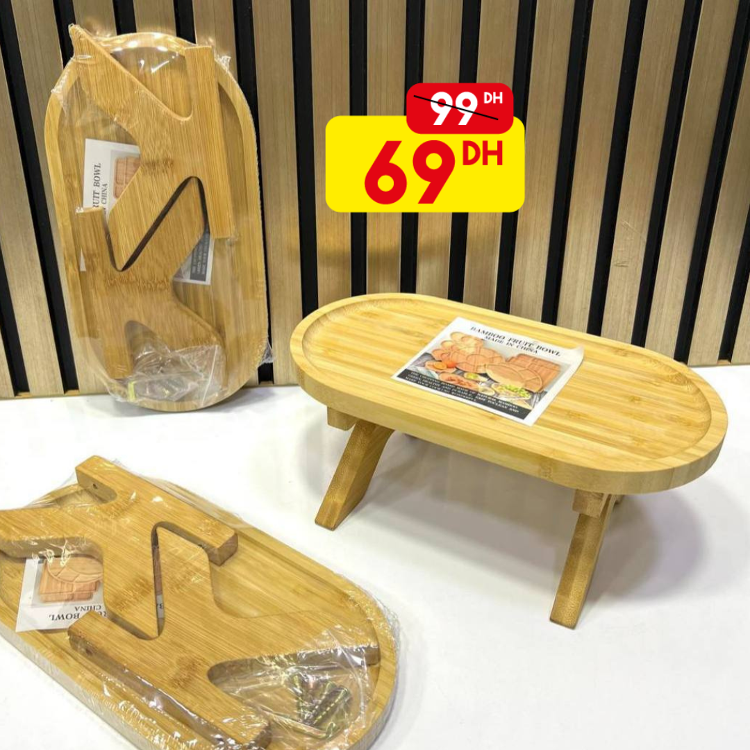 Petit Plateau ovale à pied à pied 27cm/14cm - Mahally.ma