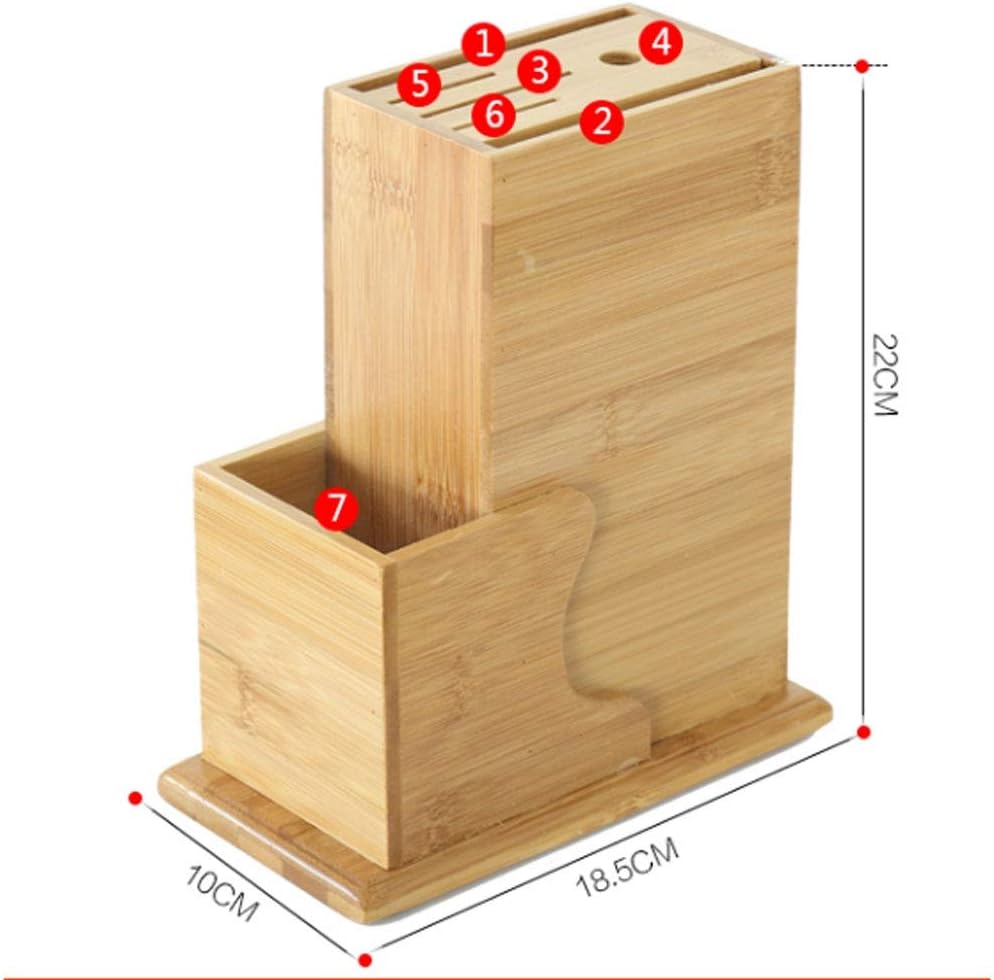Porte-Couteau de Cuisine en Bambou