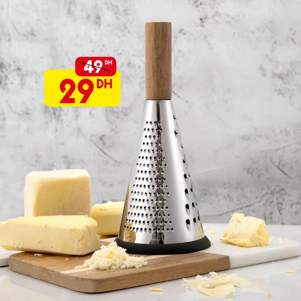 Râpe à tambour avec manche en bois - Mahally.ma